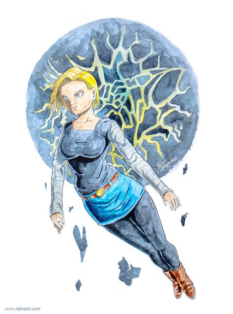 Android 18 From Dragon Ball Z By Rain Ant On Deviantart