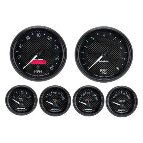 Classic Dash 107952312 6 Gauge Instrument Cluster Kit With Autometer