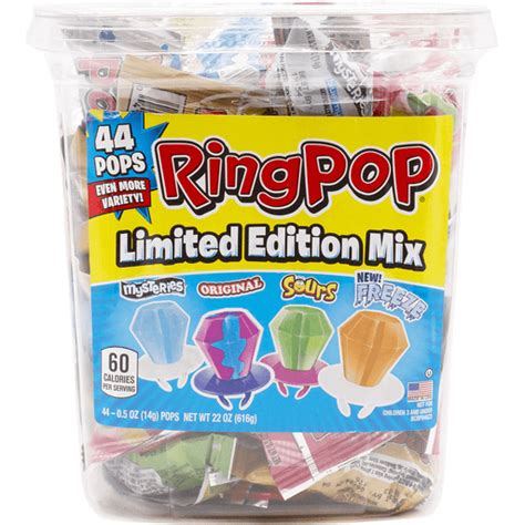 Ring Pop Candy Assorted 44 Ea Packaged Candy Festival Foods Shopping
