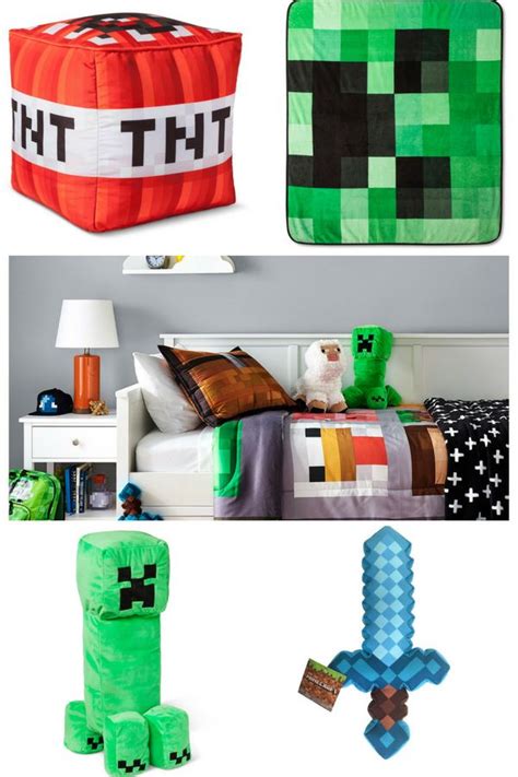 Minecraft Kids Bedroom Collection Minecraft Creeper Throw Blanket