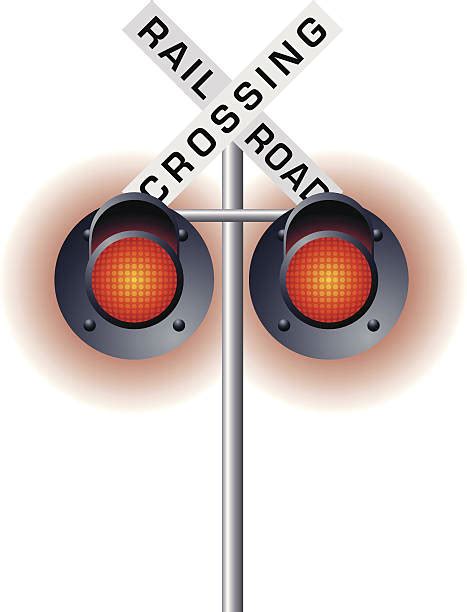 railroad crossing illustrations royalty free vector graphics and clip art istock