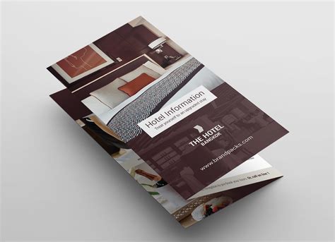 Hotel Tri-Fold Brochure Template v2 - PSD, Ai & Vector - BrandPacks