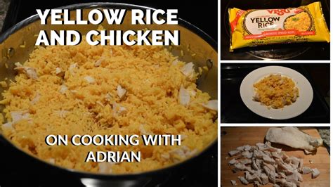 How To Make Yellow Chicken And Rice On Cooking With Adrian Youtube