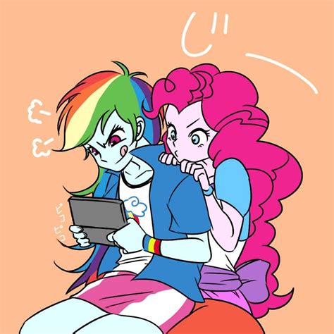 Rainbow Dash And Pinkie Pie By Raika On DeviantArt Rainbow Dash My Babe Pony Comic