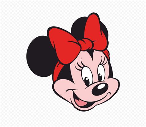 Minnie Mouse Smiling Face Png Citypng