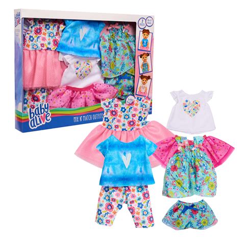 Baby Alive Mix N Match Outfit Set Kids Toys For Ages 3 Up Ts And