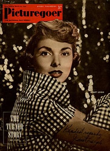 Janet Leigh Picturegoer Magazine Autographed Uk Magazine 285351 29