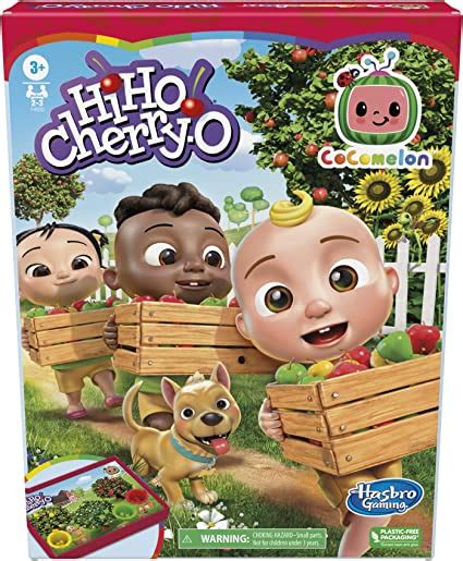 Hi Ho Cherry O Cocomelon Edition Board Game Counting Numbers And