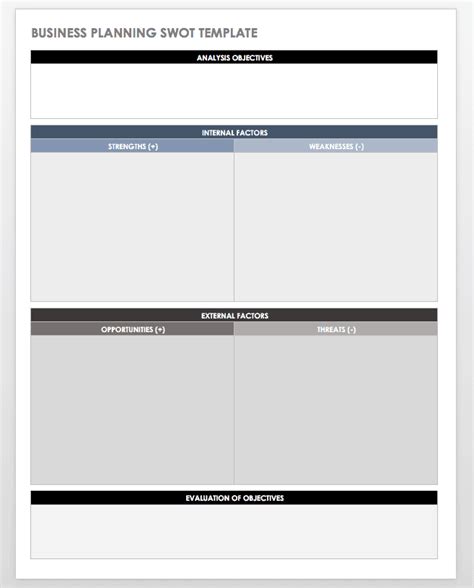 This is where the swot analysis template comes in. 14 Free SWOT Analysis Templates | Smartsheet