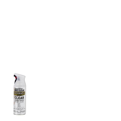 Rust Oleum Universal 11 Oz All Surface Dead Flat Clear Topcoat Spray