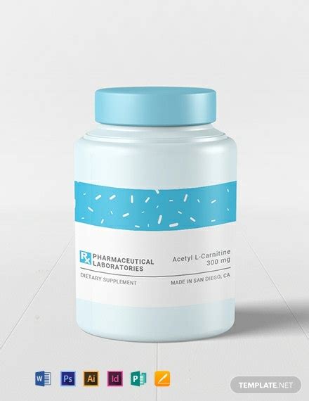 184,000+ vectors, stock photos & psd files. FREE Pill Bottle Label Template - Word (DOC) | PSD ...
