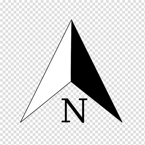 North Arrow Symbol Drawing Arrow Transparent Background Png Clipart