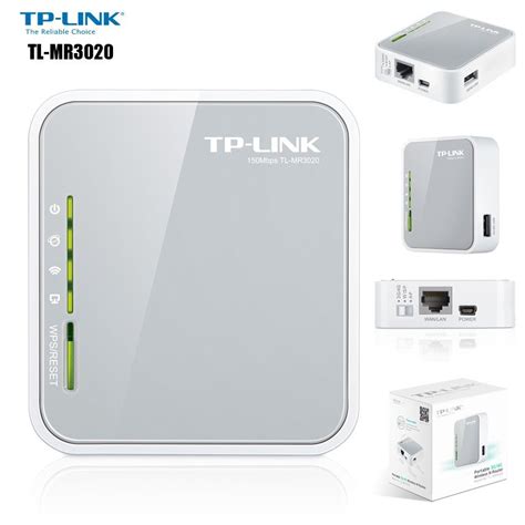 Tp Link Tl Mr3020 Portable 3g4g Dongle Wireless N Routern150travel
