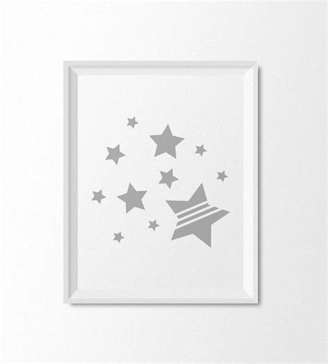 Moon And Stars Nursery Prints Set Of Prints For Nursery Baby Etsy
