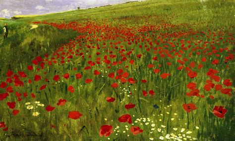 P L Szinyei Merse Meadow With Poppies High Resolution Wallpaper