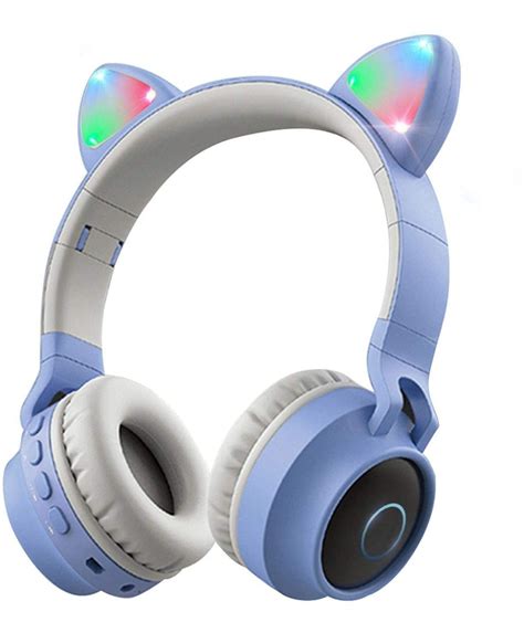 Audífonos Bluetooth Diadema Con Orejas De Gato Led 6 Colores | Mercado