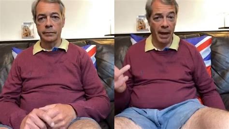 Nigel Farage Likened To Alan Partridge For His Coronavirus Lockdown Attire