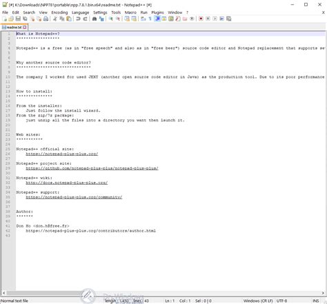 Notepad Open Source Text Editor › Dr Windows