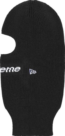 Supreme X New Era Black Box Logo Balaclava Fw22 Inc Style