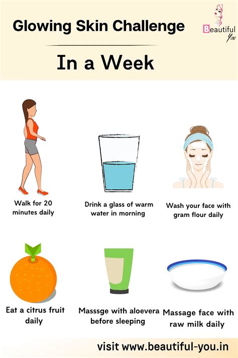 Here Are Simple Tips To Follow To Get A Glowing Skin Naturally At Home In A Week Natural