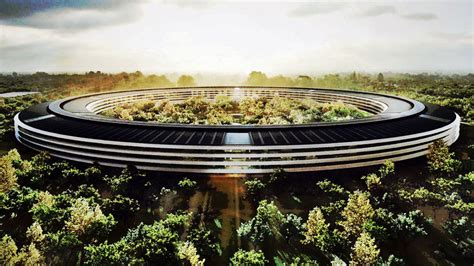 4k Drone Footage Gives Sneak Peek Of Apples Upcoming Spaceship Hq Airows