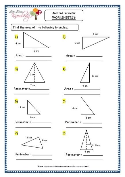 Cambridge primary science what you need to know.pdf. 4th Grade Math Perimeter And Area Worksheets - Worksheets Master
