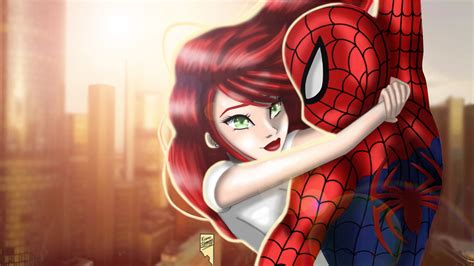 Gambar Spiderman Dan Mary Jane Gambar Spiderman