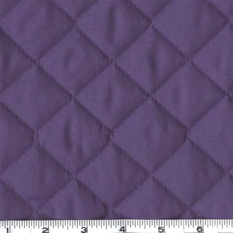 Double Sided Quilted Broadcloth Purple Pre Quilted Fabric Fabric