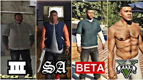 Evolution Of Franklin Clinton In GTA Games FRANKLIN Visits Every GTA MAP YouTube