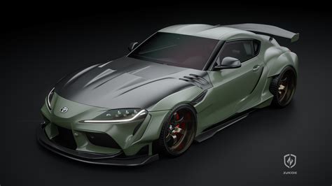 Free Download A Tuner Has Given The Toyota Supra A Widebody Kit Top