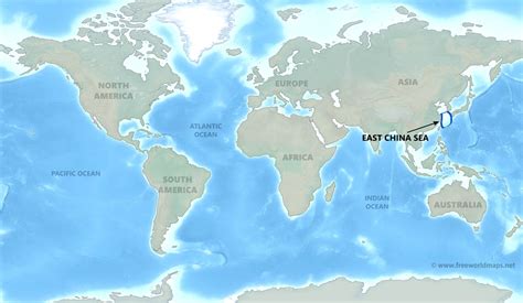 Map Of The China Sea World Map