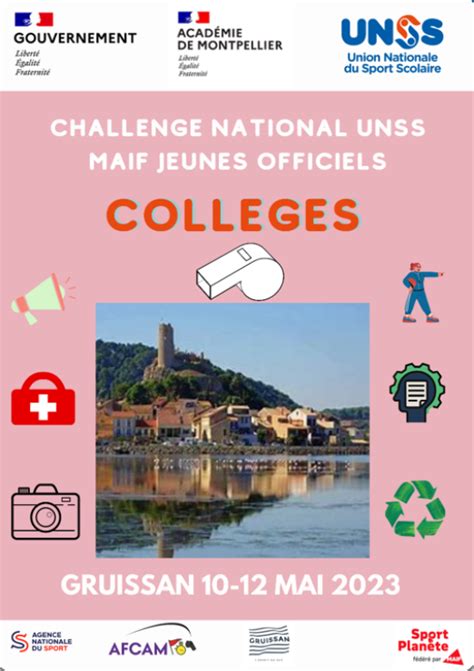 Unss Challenge Jeunes Officiels Gruissan Collège Jean Félix Orabona