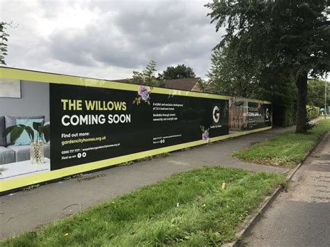 Printed Hoarding Signage For New Housing Development