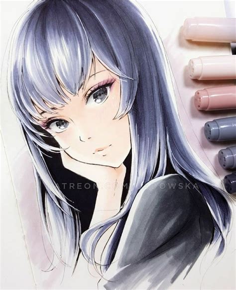 Ladowska Anime Girl Drawings Manga Drawing Art Drawings Sketches
