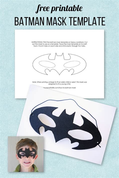 How To Make A Batman Mask