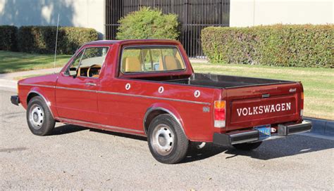 California Original Volkswagen Rabbit Pickup Lx Caddy One Owner50k