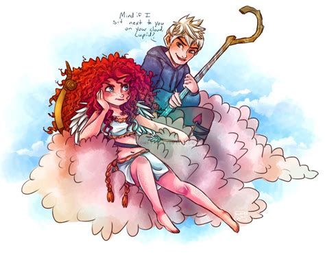 Merida Cupido Y Jack Frost Jack Frost Personajes Disney Cosas De