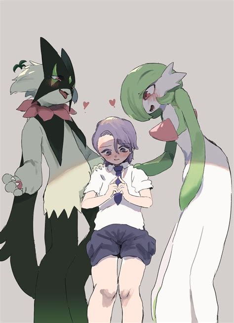 Gardevoir Florian And Meowscarada Pokemon And 2 More Drawn By