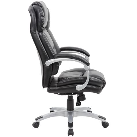 Aston Synchronous Bonded Leather Manager Chair Executive Office Chairs