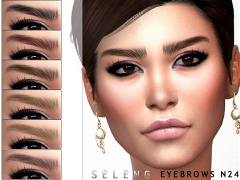 Eyebrows N24 By Seleng At Tsr Sims 4 Updates