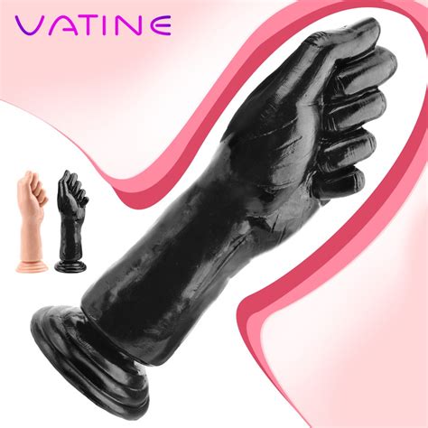 Vatine Super Huge Simulation Fist Anal Plug Sucker Butt Plug For Women