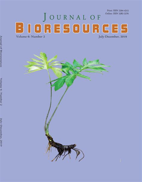 Journal Of Bioresources
