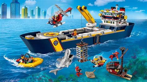 Ocean Exploration Ship 60266 Lego City Sets For Kids Au