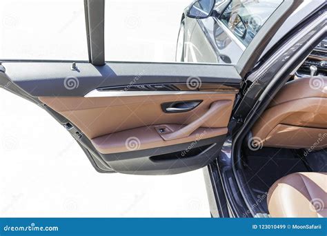 Back Passenger Seat And Door Of Luxury Car Stock Image Image Of Auto