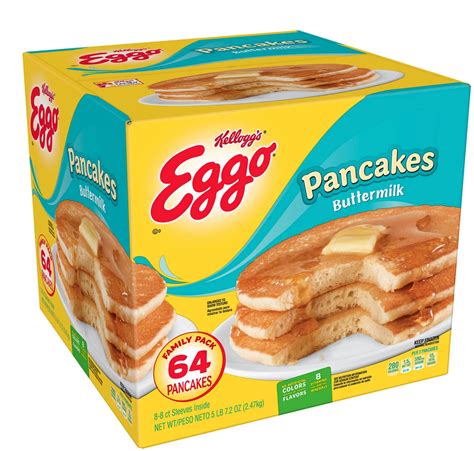 Kelloggs Eggo Frozen Buttermilk Pancakes 64 Ct —