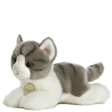 Stuffed Animals And Plushies Toys Newborn Kitten Realistic Cat Plushie
