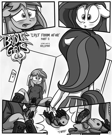 Rule 34 Anthro Black And White Breasts Caught Comic