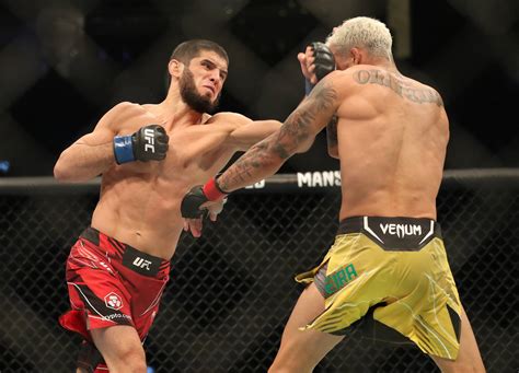 Ufc 280 Islam Makhachev Overpowers Charles Oliveira To Clinch