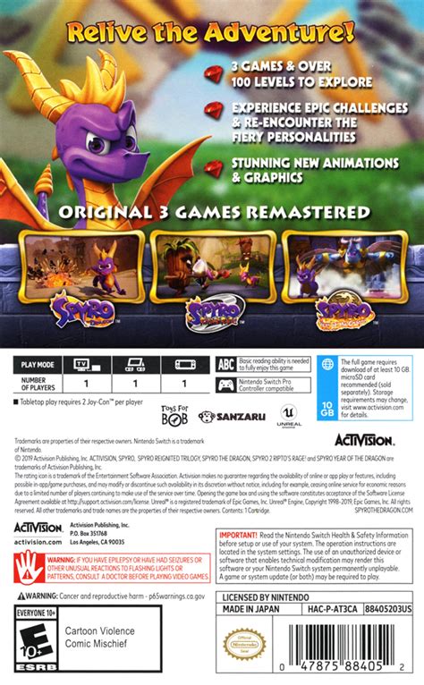 Spyro Reignited Trilogy Box Shot For Playstation 4 Gamefaqs