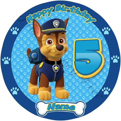 See more ideas about paw patrol printables, paw patrol, paw. Paw Patrol Chase Personalised Edible Cake Image | The ...